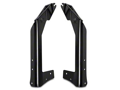 KC HiLiTES 50-Inch C-Series C50 LED Light Bar Overhead Mounting Brackets (07-18 Jeep Wrangler JK)