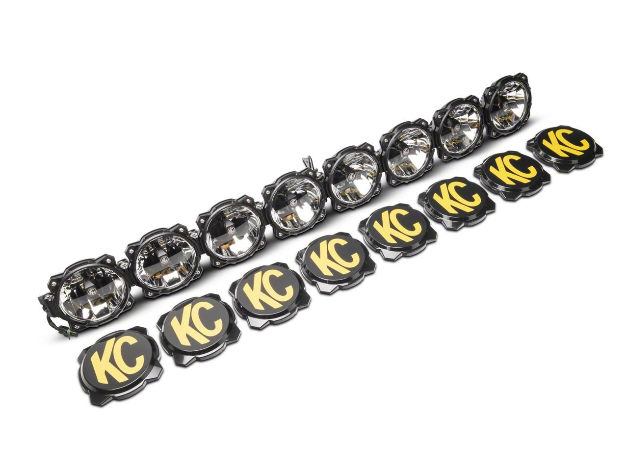 KC HiLiTES Jeep Wrangler 50 in. Gravity Pro6 LED Light Bar w