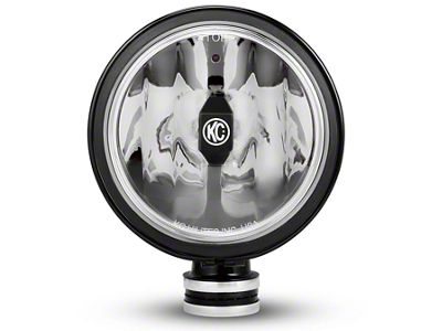 KC HiLiTES 6-Inch Black Gravity Daylight LED Round Light; Spot Beam (Universal; Some Adaptation May Be Required)