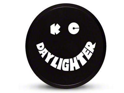 KC HiLiTES 6-Inch Daylighter/Slimlite Cover; Black and White