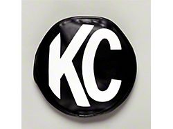 KC HiLiTES Light Covers; Black Vinyl