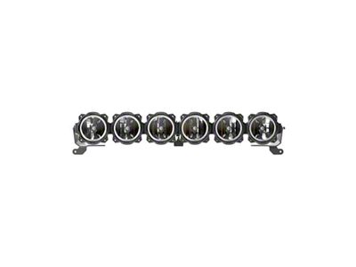 KC HiLiTES 39-Inch Gravity Pro6 LED Light Bar with Bumper Mounting Brackets (21-25 Bronco w/ Modular Front Bumper)