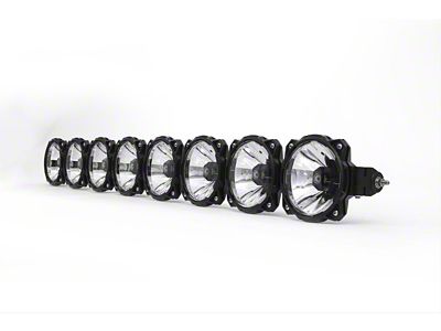KC HiLiTES 45-Inch Gravity Pro6 7-Light LED Light Bar; Flood/Spot Combo Beam (Universal; Some Adaptation May Be Required)