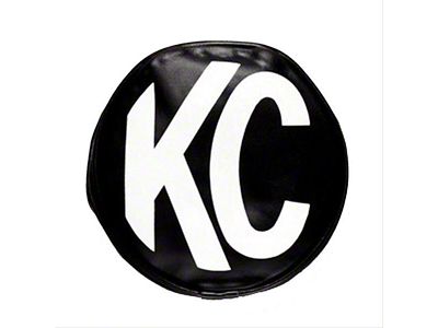 KC HiLiTES 5-Inch Apollo/Slimlite Cover; Black