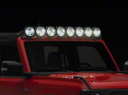 KC HiLiTES 50-Inch Gravity Pro6 LED Light Bar with Overhead Mounting Brackets (21-24 Bronco)