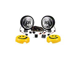 KC HiLiTES 6-Inch Black Gravity Daylight LED Round Lights; Driving Beam (Universal; Some Adaptation May Be Required)
