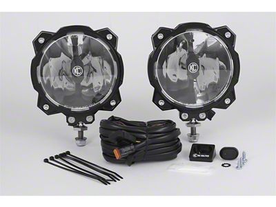 KC HiLiTES 6-Inch Gravity Pro6 LED Lights; Wide-40 Beam (Universal; Some Adaptation May Be Required)