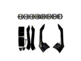 KC HiLiTES 50-Inch Gravity Pro6 LED Light Bar with Overhead Roof Mounting Brackets (20-25 Jeep Gladiator JT, Excluding Mojave)