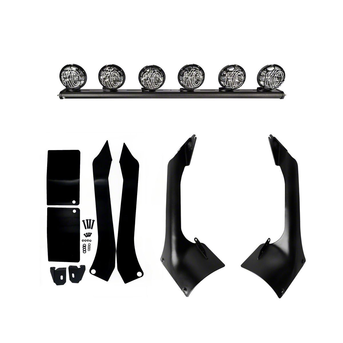KC HiLiTES Apollo Xross Bar Pro Kit 97061 Jeep Wrangler JL