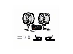 KC HiLiTES 6-Inch Gravity Pro6 LED Lights with A-Pillar Mount; Driving Beam (20-25 Jeep Gladiator JT, Excluding Mojave)