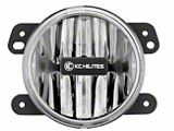 KC HiLiTES 4-Inch Gravity G4 LED Fog Light (10-18 Jeep Wrangler JK)