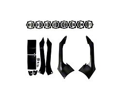 KC HiLiTES 50-Inch Gravity Pro6 LED Light Bar with Overhead Roof Mounting Brackets (18-24 Jeep Wrangler JL, Excluding Rubicon 392)