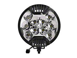 KC HiLiTES 6-Inch SlimLite Round LED Light; Spot Beam; Black (Universal; Some Adaptation May Be Required)