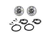 KC HiLiTES 7-Inch Gravity Pro LED Headlights; Black Housing; Clear Lens (18-25 Jeep Wrangler JL)