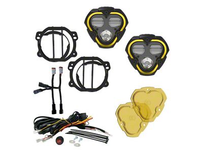 KC HiLiTES FLEX ERA 3 Dual Mode SAE Fog Lights (07-18 Jeep Wrangler JK w/ Factory Bumper)
