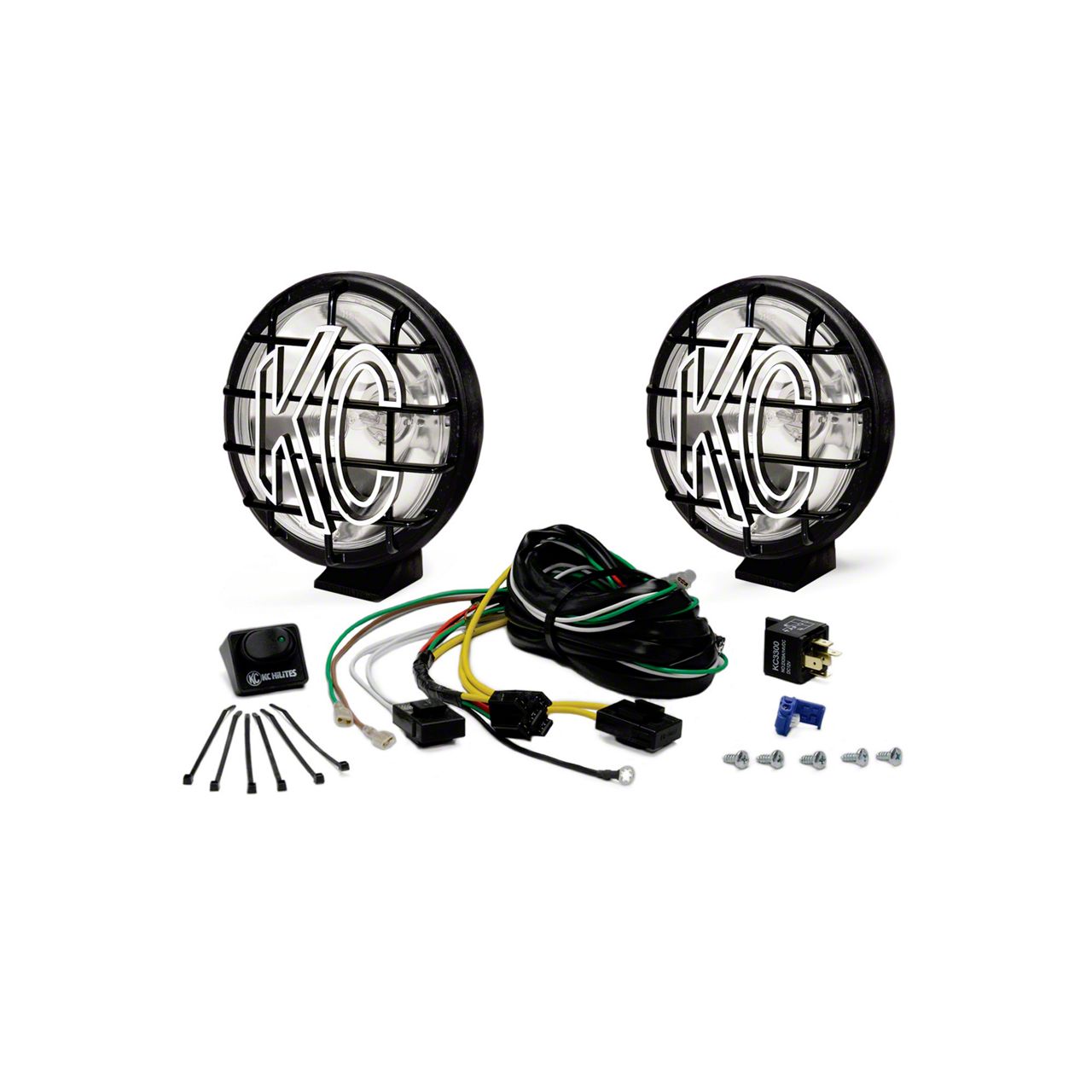 KC HiLiTES Tundra 5-Inch Apollo Pro Halogen Lights; Spot Beam 0450 ...