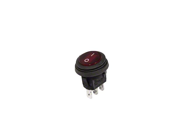Tundra Rocker Switch KC HiLiTES Tundra Illuminated LED Rocker Light Switch; 2-Position; Red ...