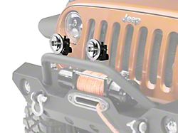 KC HiLiTES 4-Inch Gravity G4 Clear LED Lights; Fog Beam (Universal; Some Adaptation May Be Required)