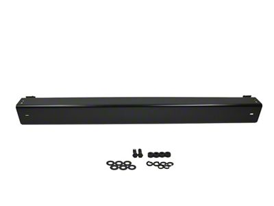 50 Inch Rear Bumper; Black Powder Coated Stainless Steel (97-06 Jeep Wrangler TJ)