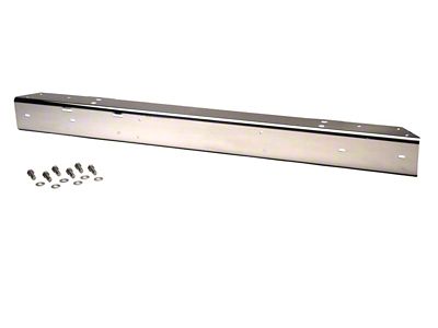 54 Inch Front Bumper; Polished Stainless Steel (97-06 Jeep Wrangler TJ)