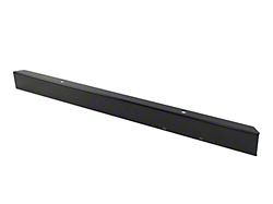 Kentrol 54 Inch Front Bumper without Holes; Black Powder Coated Stainless Steel (76-86 Jeep CJ7)