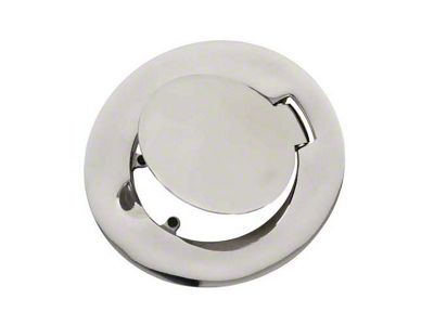 Billet Style Gas Hatch; Polished (07-18 Jeep Wrangler JK)
