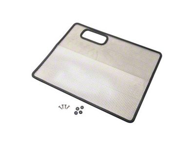 Bug Shield; Polished Stainless Steel (87-95 Jeep Wrangler YJ)