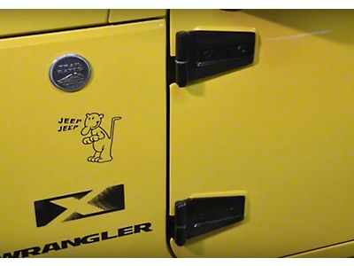 Metal Folding Door Hinges Foot Peg Rest Pedal For Jeep Wrangler Jk & Unlimited C