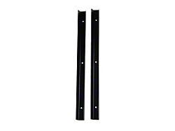 Kentrol Entry Guard; Black Powder Coated Stainless Steel; Pair (76-95 Jeep CJ5, CJ7, Wrangler YJ)