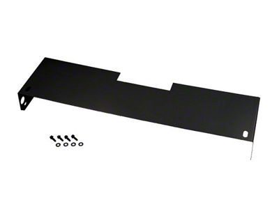 Frame Cover; Black Powder Coated Stainless Steel (72-86 Jeep CJ5 & CJ7)