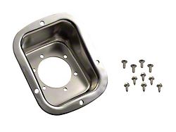 Gas Filler Neck; Polished Stainless Steel (78-95 Jeep CJ5, CJ7 & Wrangler YJ)