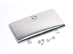 Kentrol Glove Box Door; Polished Stainless Steel (72-86 Jeep CJ5 & CJ7 w/ OE Key Lock)