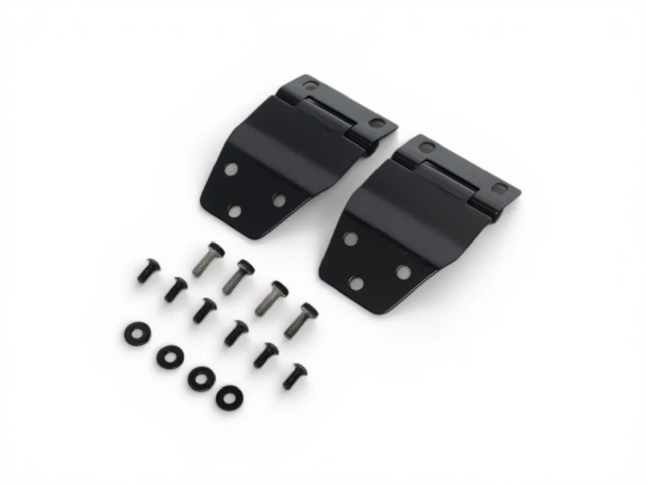 【jeep nkht】 Kentrol Jeep Wrangler Hardtop Liftgate Hinge; Black Powder Coated