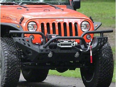 Headlight and Marker Light Guards; Textured Black (07-18 Jeep Wrangler JK)