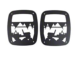 Heritage Tail Light Guards (76-06 Jeep CJ5, CJ7, Wrangler YJ & TJ)