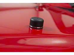 Hood Bumpers; Polished (97-18 Jeep Wrangler TJ & JK)