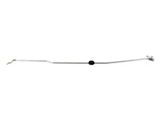 Hood Prop Rod; Polished (07-18 Jeep Wrangler JK)