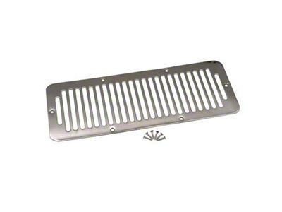 Hood Vent; Polished Stainless Steel (78-86 Jeep CJ5, CJ7)