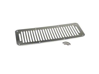 Hood Vent; Polished Stainless Steel (87-95 Jeep Wrangler YJ)
