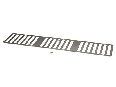 Hood Vent; Polished Stainless Steel (1997 Jeep Wrangler TJ)