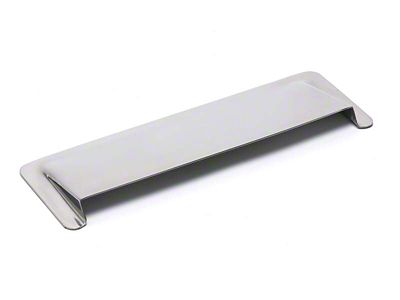 Hood Vent Air Scoop; Polished Stainless Steel (98-06 Jeep Wrangler TJ)