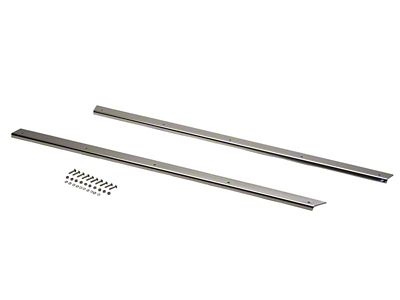 Rocker Guard; Polished Stainless Steel; Pair (87-95 Jeep Wrangler YJ)