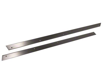 Rocker Panel Guard; Black Powder Coated Stainless Steel; Pair (66-83 Jeep CJ5 & CJ7)