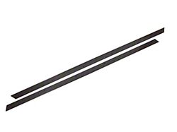 Kentrol Rocker Panel Guard; Black Powder Coated Stainless Steel; Pair (76-86 Jeep CJ5 & CJ7)