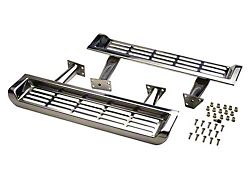 Side Step; Polished Stainless Steel; Pair (97-00 Jeep Wrangler TJ)
