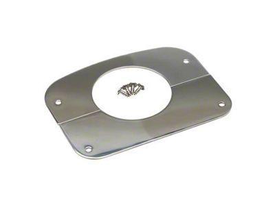 Steering Column Cover; Polished Stainless Steel (76-86 Jeep CJ5 &CJ7 w/o Tilt Wheel)