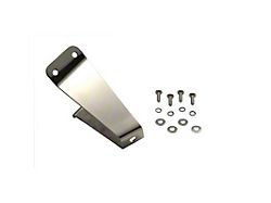 Tailgate Tire Stop; Polished Stainless Steel (76-95 Jeep CJ5, CJ7, Wrangler YJ)