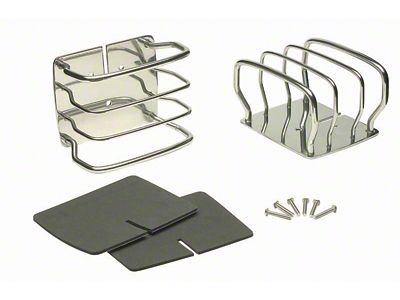 Tail Light Guards; Polished Stainless Steel (76-06 Jeep CJ5, CJ7, Wrangler YJ & TJ)