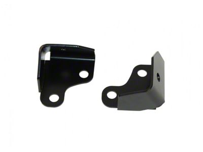 Windshield Light Mount; Gloss Black (07-18 Jeep Wrangler JK)
