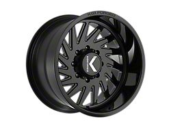 KG1 Forged OUTBURST Gloss Black 6-Lug Wheel; Right Directional; 24x11; -19mm Offset (04-15 Titan)